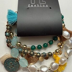 Beaded Stretch Bracelet Set